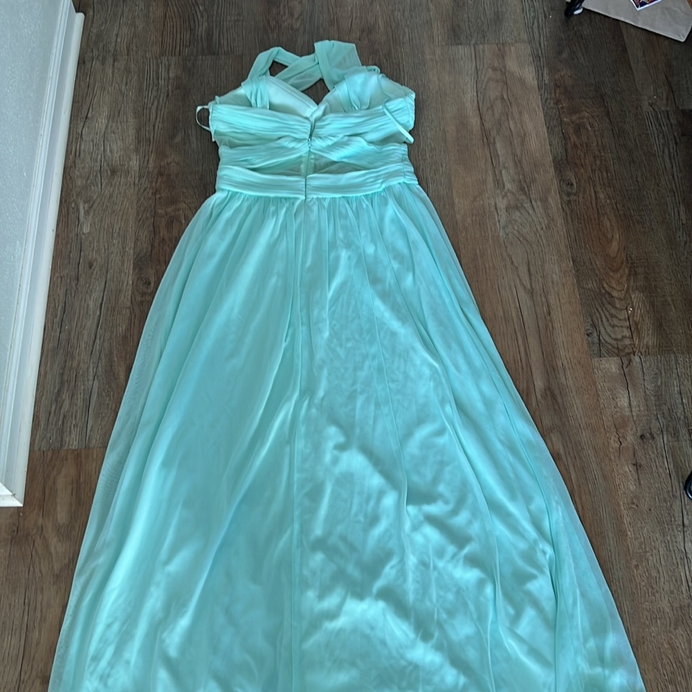 Chiffon Cut Out Illusion Size 10 Betsy & Adams Dress Formal NEW - Picture 13 of 14